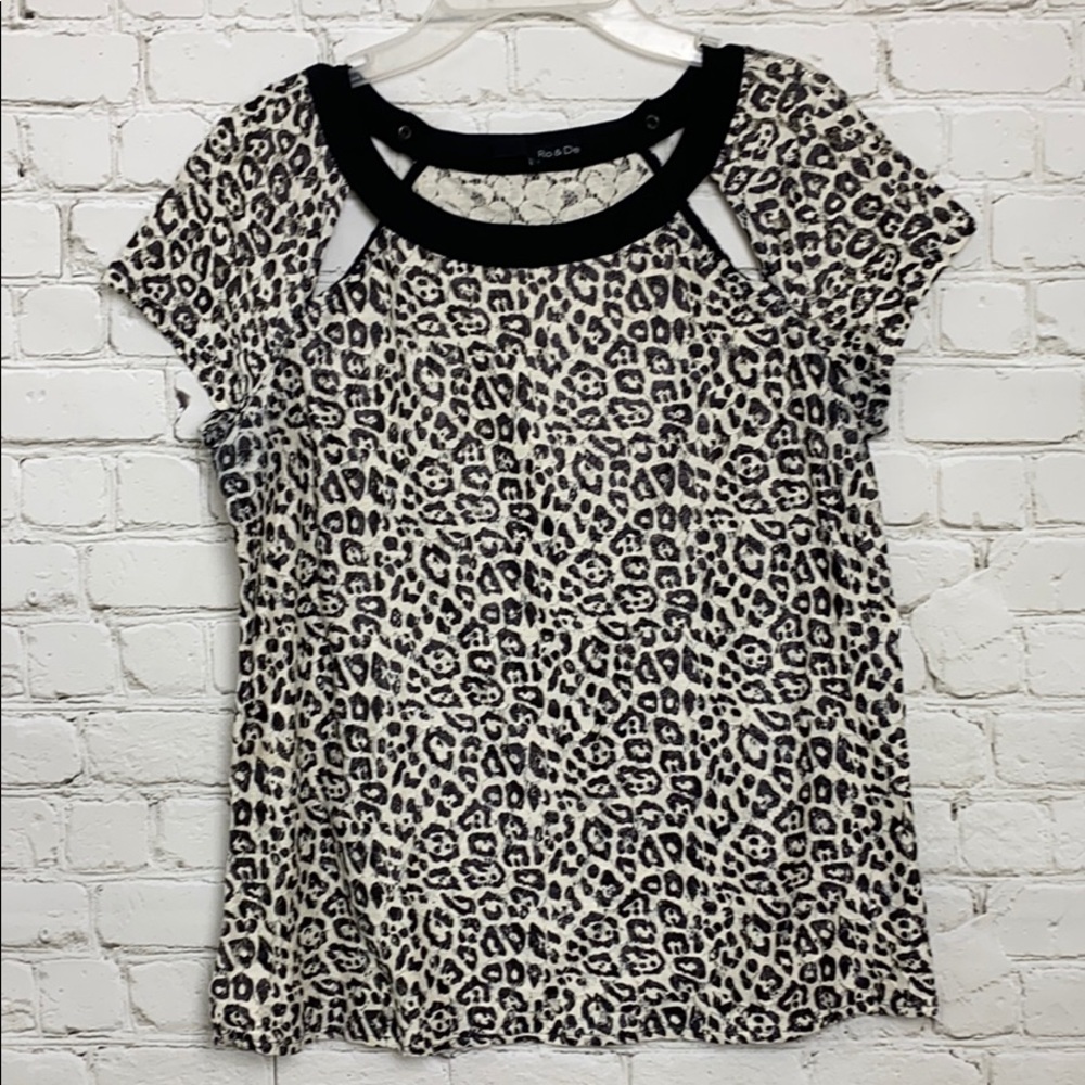 Ro & De leopard blouse